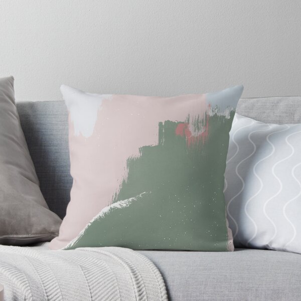 Item preview, Modern Abstract Art Painting in Sage Green & Blush Pink  designed and sold by kasamor.