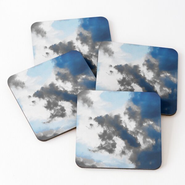 Item preview, Black Clouds Against a Blue Sky designed and sold by SquishStitches.