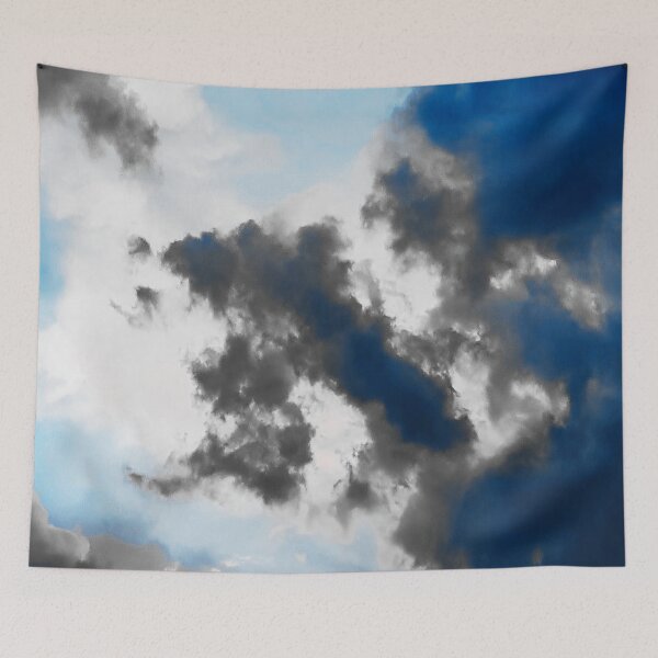 Item preview, Black Clouds Against a Blue Sky designed and sold by SquishStitches.