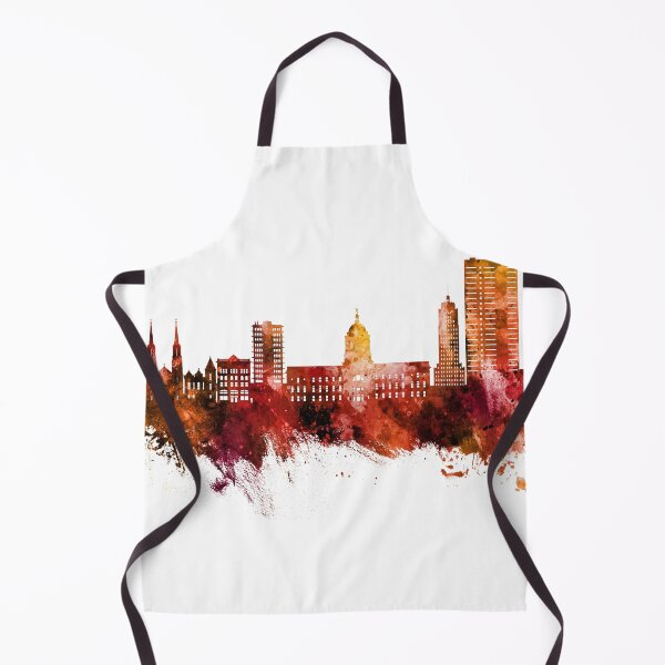 Item preview, Fort Wayne Indiana Skyline designed and sold by ArtPrints.