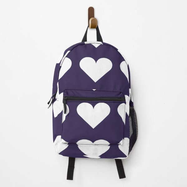 Item preview, Large WHITE and NAVY BLUE LOVE HEARTS designed and sold by RachelMacht.