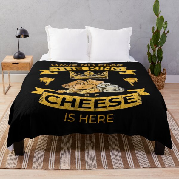Item preview, Have No Fear The King Of Cheese Is Here Funny Cheese Art designed and sold by RJ-Art.