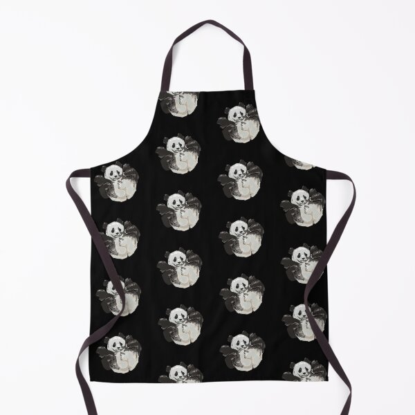 Item preview, Panda's butt pattern, small print black edition designed and sold by bye-then.