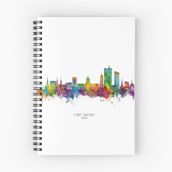 Artikelvorschau, Fort Wayne Indiana Skyline entworfen und verkauft von ArtPrints.