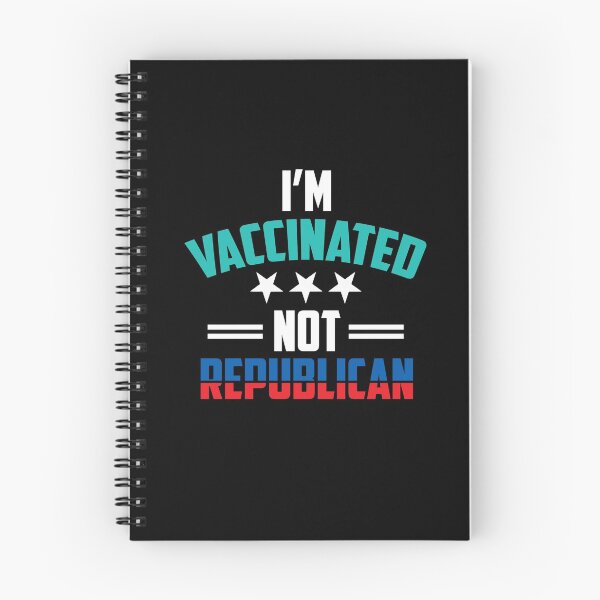 Item preview, I'm Vaccinated Not Republican Pro Vaccination designed and sold by Dressed For  Duty.