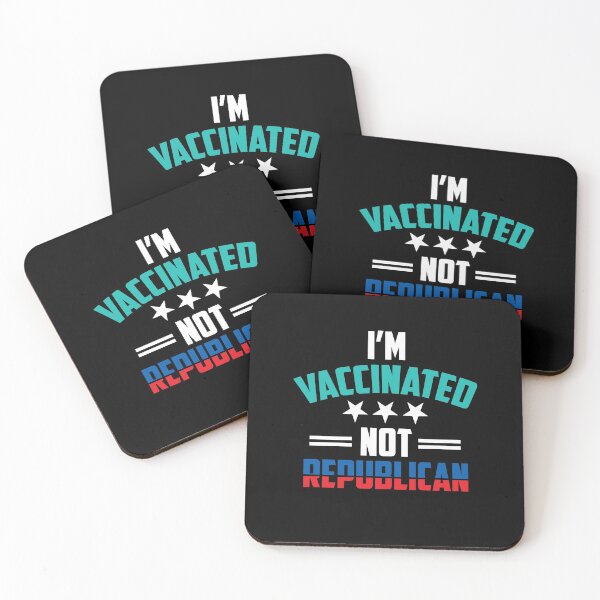 Item preview, I'm Vaccinated Not Republican Pro Vaccination designed and sold by Dressed For  Duty.