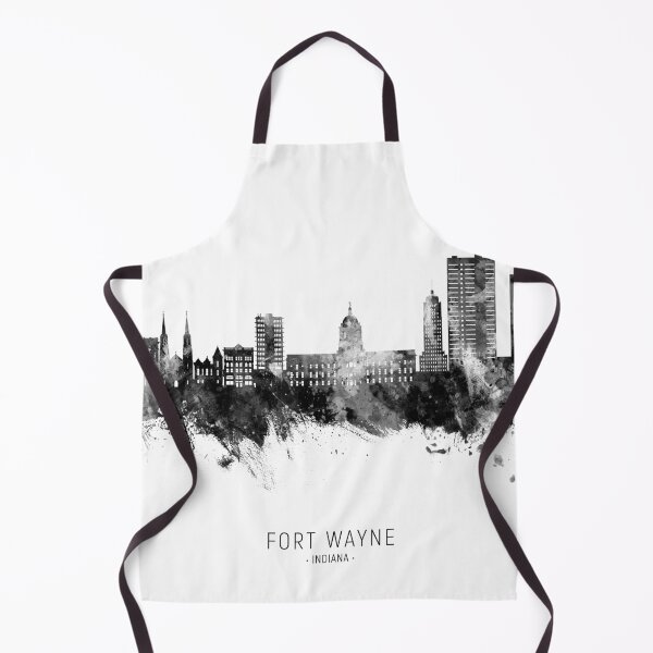 Item preview, Fort Wayne Indiana Skyline designed and sold by ArtPrints.