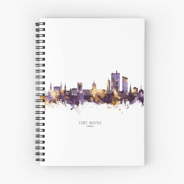 Item preview, Fort Wayne Indiana Skyline designed and sold by ArtPrints.
