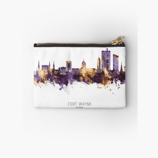 Item preview, Fort Wayne Indiana Skyline designed and sold by ArtPrints.