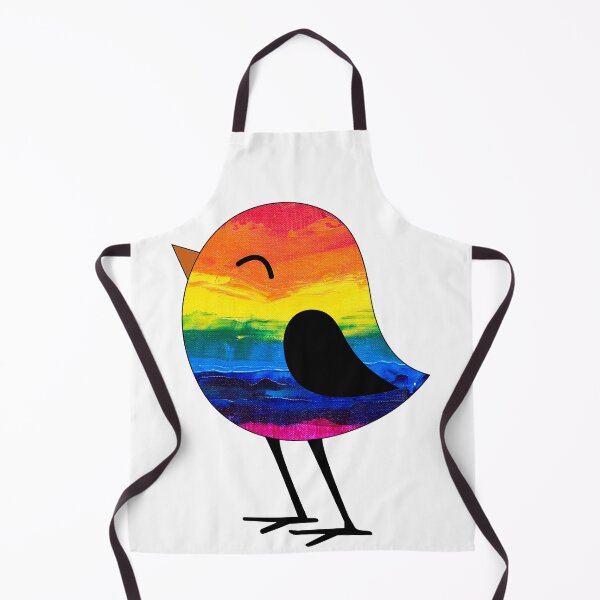 Item preview, Rainbow Painting Bird designed and sold by BuzzySpaceBee.