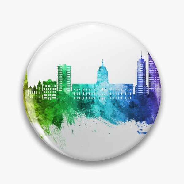 Artikelvorschau, Fort Wayne Indiana Skyline entworfen und verkauft von ArtPrints.