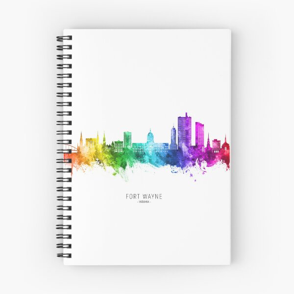 Item preview, Fort Wayne Indiana Skyline designed and sold by ArtPrints.