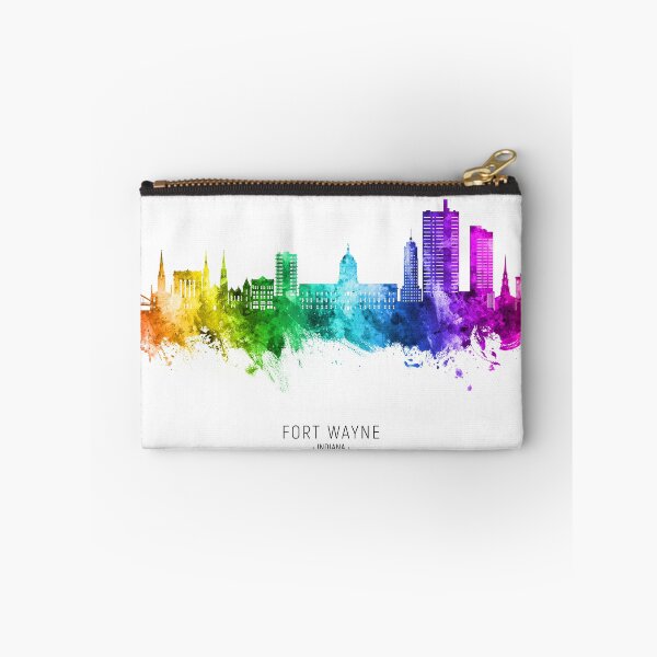 Item preview, Fort Wayne Indiana Skyline designed and sold by ArtPrints.