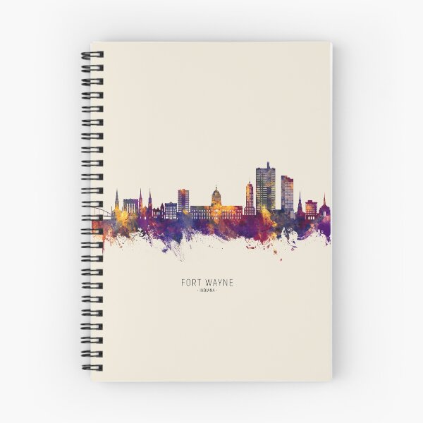 Artikelvorschau, Fort Wayne Indiana Skyline entworfen und verkauft von ArtPrints.