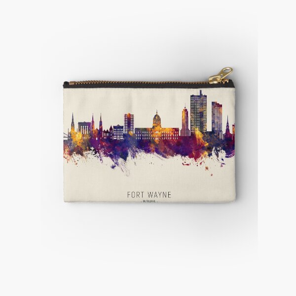 Item preview, Fort Wayne Indiana Skyline designed and sold by ArtPrints.