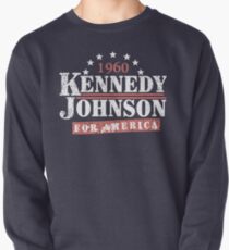 Vintage Kennedy Johnson 1960 Presidential Campaign Pullover