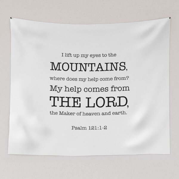 Item preview, Psalm 121 Eyes to the Mountains, designed and sold by corbrand.
