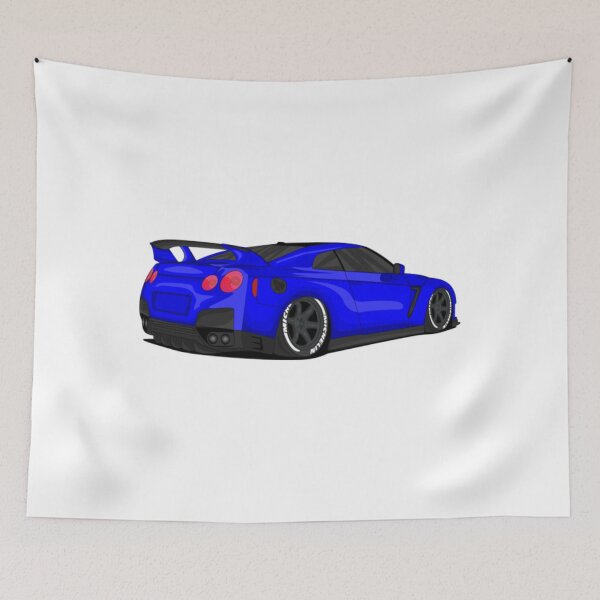 Artikelvorschau, Nissan Gtr R35 GTR BLAU entworfen und verkauft von KaAnsDesign.