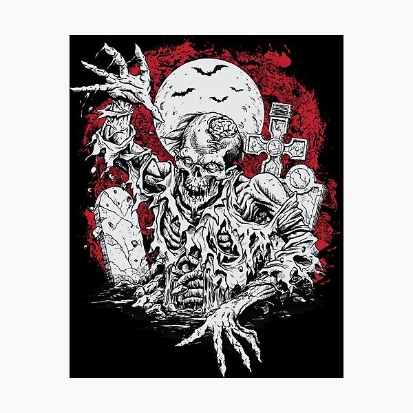 Artikelvorschau, Horror gruseliges Design entworfen und verkauft von ChakRootUser.
