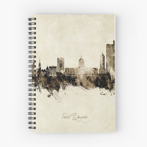 Artikelvorschau, Fort Wayne Indiana Skyline entworfen und verkauft von ArtPrints.
