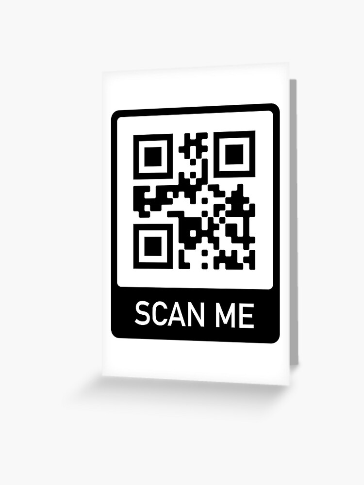 PORCO DIO QrCode Greeting Card for Sale by PhrasesOfWords