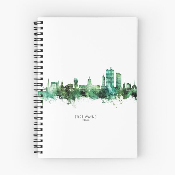 Artikelvorschau, Fort Wayne Indiana Skyline entworfen und verkauft von ArtPrints.