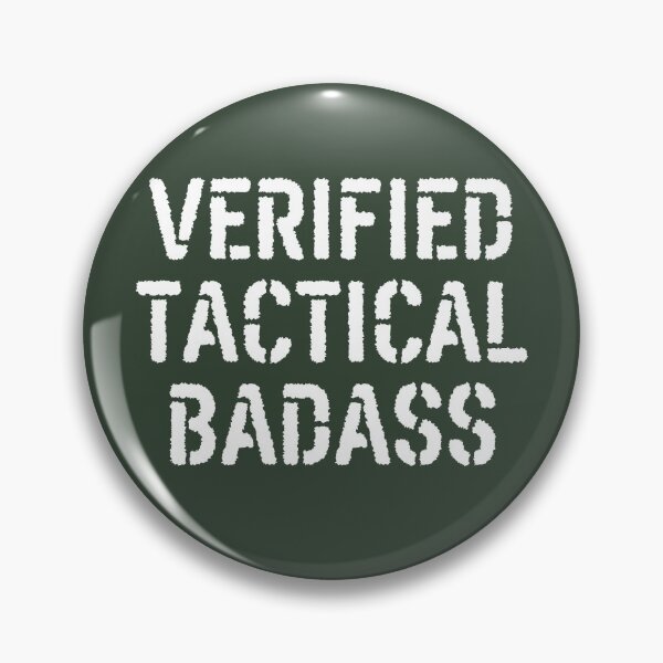 Item preview, Verified Tactical Badass - Airsoft Morale designed and sold by AirsoftBD.