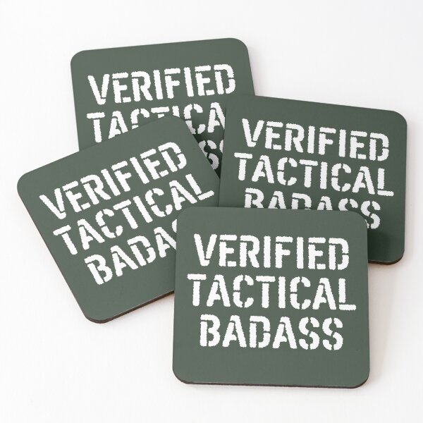 Item preview, Verified Tactical Badass - Airsoft Morale designed and sold by AirsoftBD.