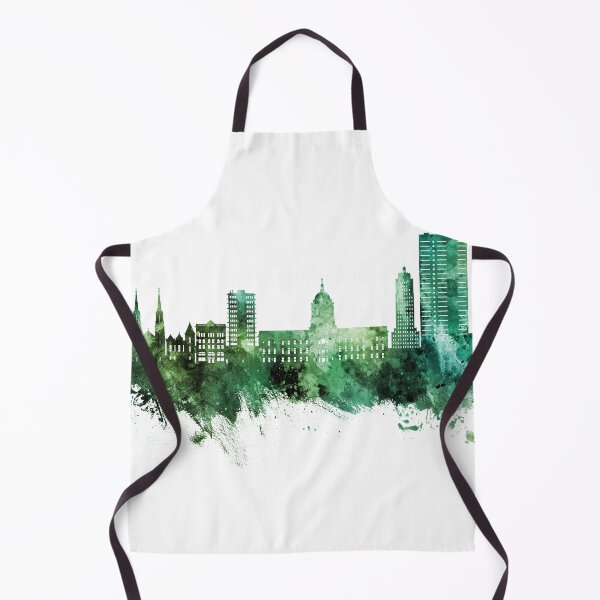 Item preview, Fort Wayne Indiana Skyline designed and sold by ArtPrints.