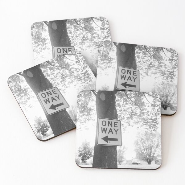 Item preview, One Way Road Sign on Maple Tree designed and sold by MotherBreeze.