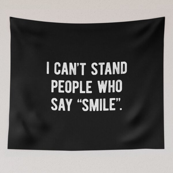 Item preview, I Can't Stand People Who Say Smile Introvert designed and sold by MariosNydras.