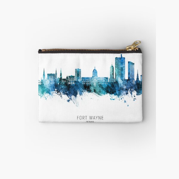 Item preview, Fort Wayne Indiana Skyline designed and sold by ArtPrints.