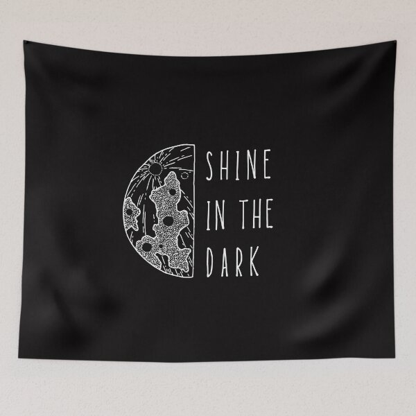 Item preview, Shine in the Dark Good Vibes Shirt Hope Love Faith Depression Cute Funny Gift Sarcastic Happy Fun Introvert Awkward Geek Hipster Silly Inspirational Motivational Birthday Present designed and sold by EpsilonEridani.