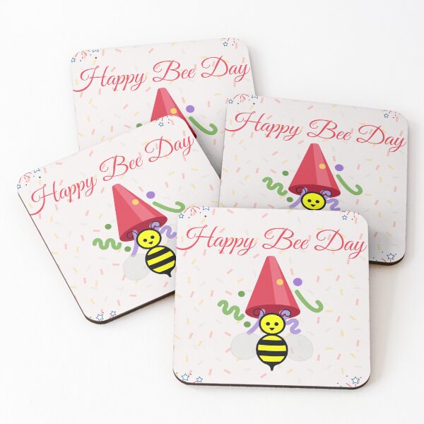 Item preview, Happy bee day  designed and sold by ENJoooY.