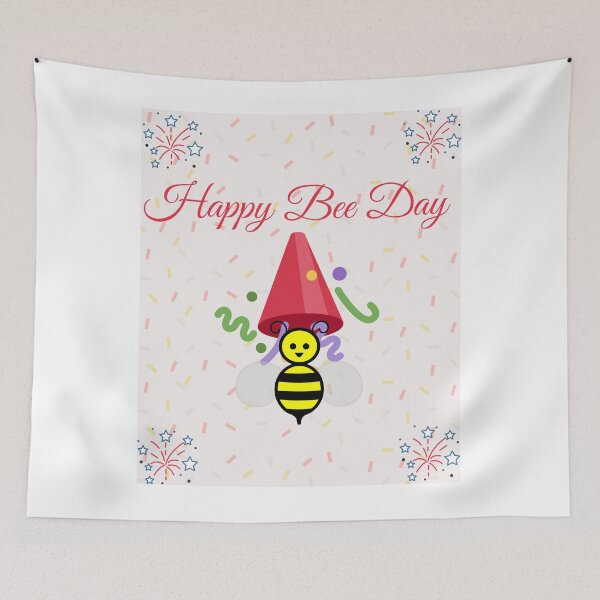 Item preview, Happy bee day  designed and sold by ENJoooY.