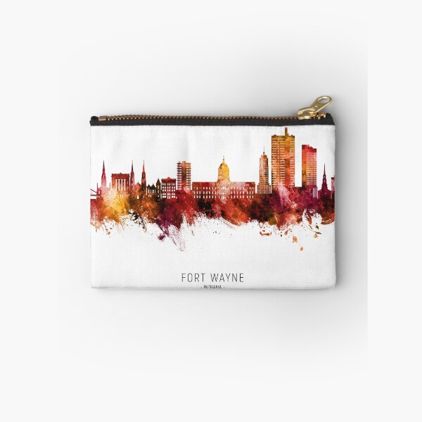 Item preview, Fort Wayne Indiana Skyline designed and sold by ArtPrints.