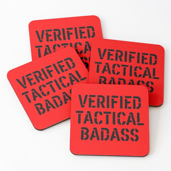 Item preview, Verified Tactical Badass - Airsoft Morale designed and sold by AirsoftBD.