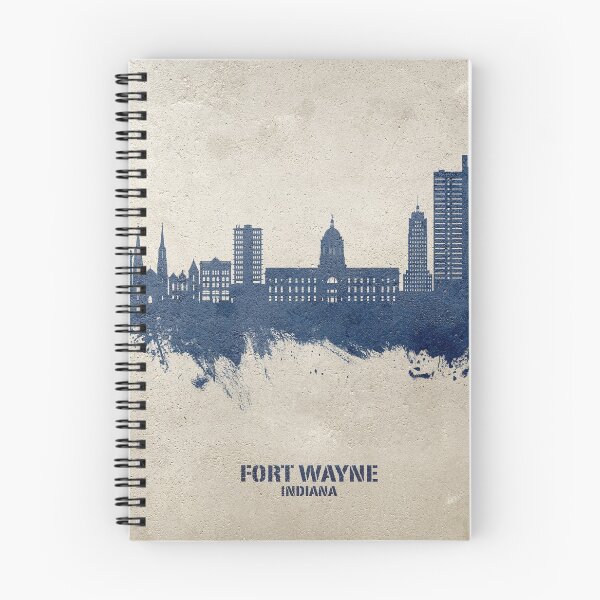 Item preview, Fort Wayne Indiana Skyline designed and sold by ArtPrints.