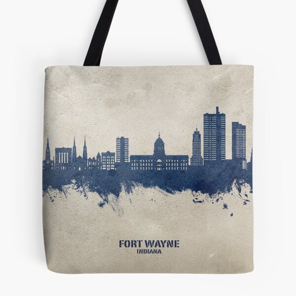 Item preview, Fort Wayne Indiana Skyline designed and sold by ArtPrints.