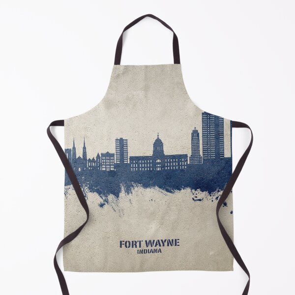 Item preview, Fort Wayne Indiana Skyline designed and sold by ArtPrints.