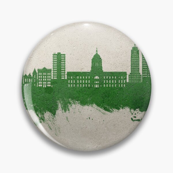 Item preview, Fort Wayne Indiana Skyline designed and sold by ArtPrints.