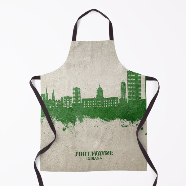 Item preview, Fort Wayne Indiana Skyline designed and sold by ArtPrints.