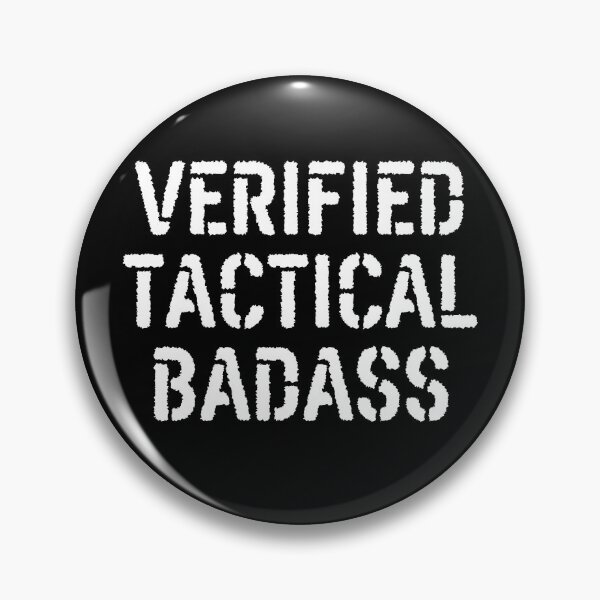 Item preview, Verified Tactical Badass - Airsoft Morale designed and sold by AirsoftBD.