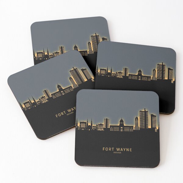Artikelvorschau, Fort Wayne Indiana Skyline entworfen und verkauft von ArtPrints.