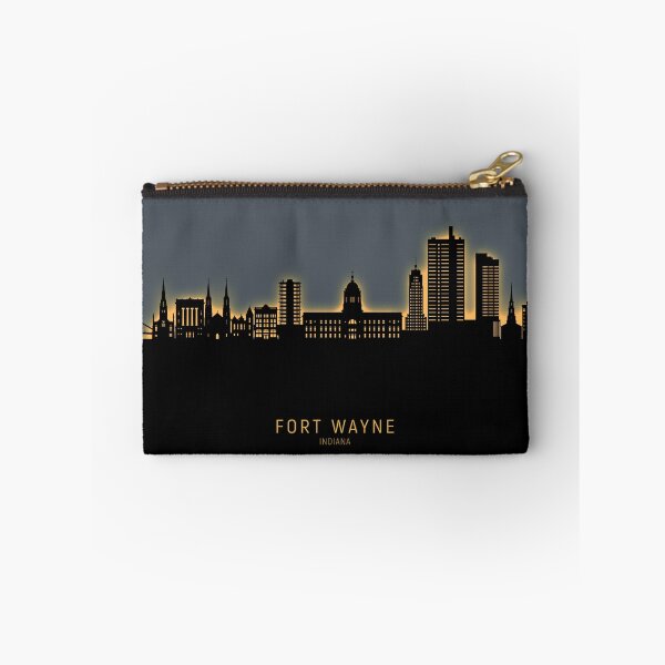 Item preview, Fort Wayne Indiana Skyline designed and sold by ArtPrints.