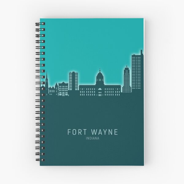 Artikelvorschau, Fort Wayne Indiana Skyline entworfen und verkauft von ArtPrints.