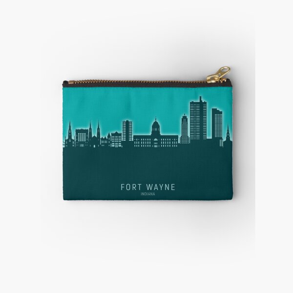 Item preview, Fort Wayne Indiana Skyline designed and sold by ArtPrints.