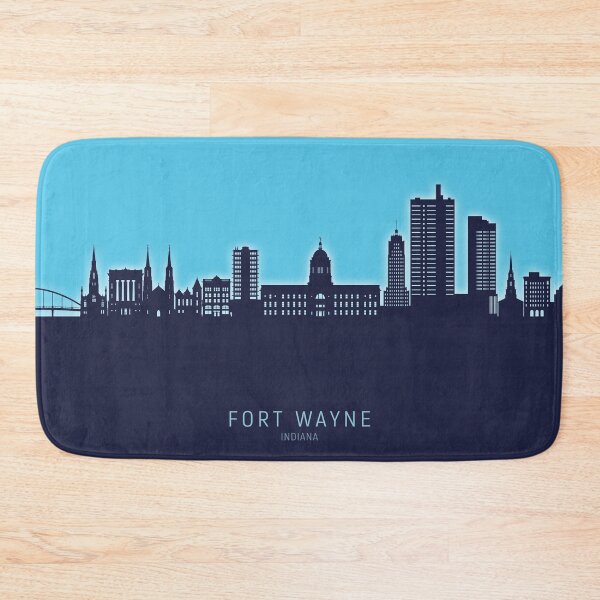 Item preview, Fort Wayne Indiana Skyline designed and sold by ArtPrints.