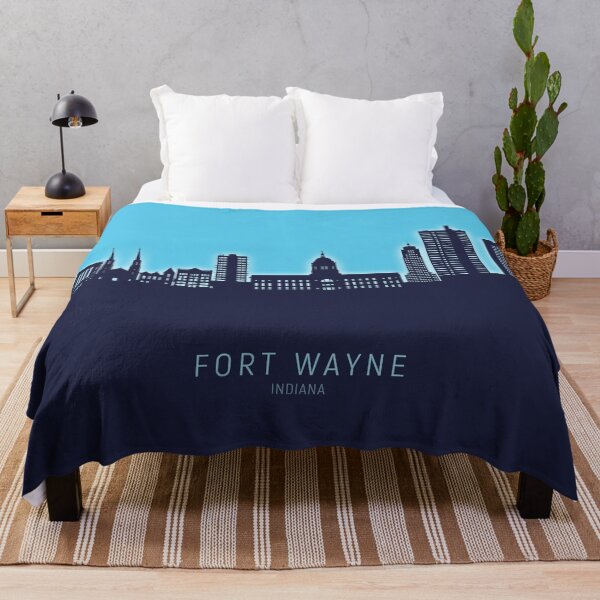 Item preview, Fort Wayne Indiana Skyline designed and sold by ArtPrints.