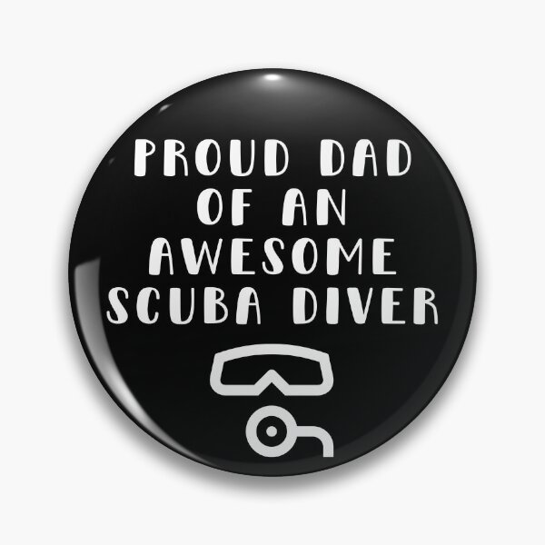 Item preview, Proud Dad Of An Awesome Scuba Diver designed and sold by StudioAquaLumos.